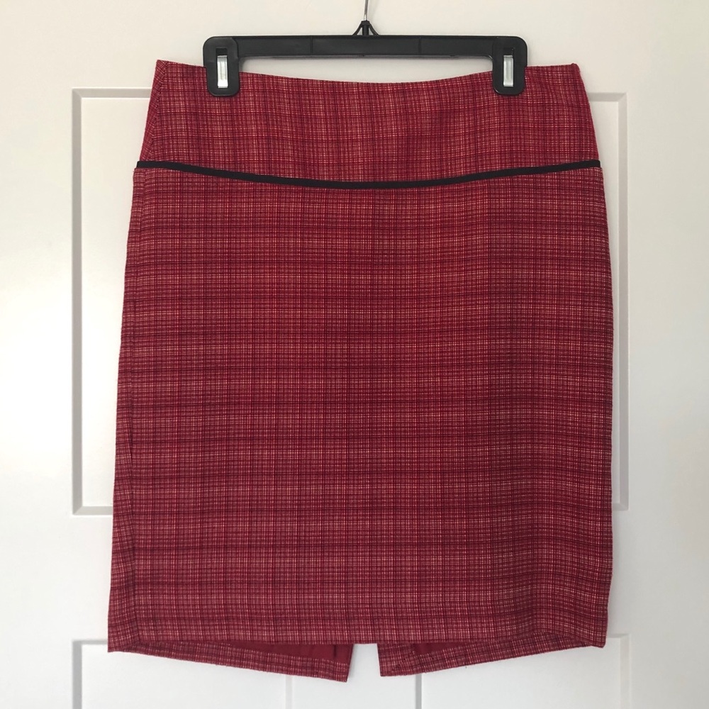 The Limited plaid pencil skirt